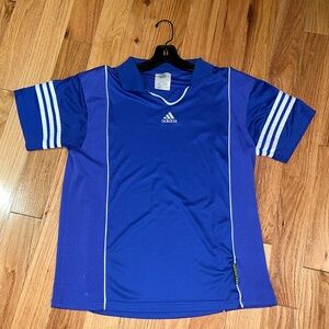 Adidas women’s medium blue jersey t-shirt